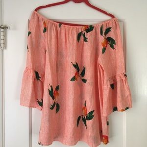 Vine & Love off the shoulder blouse